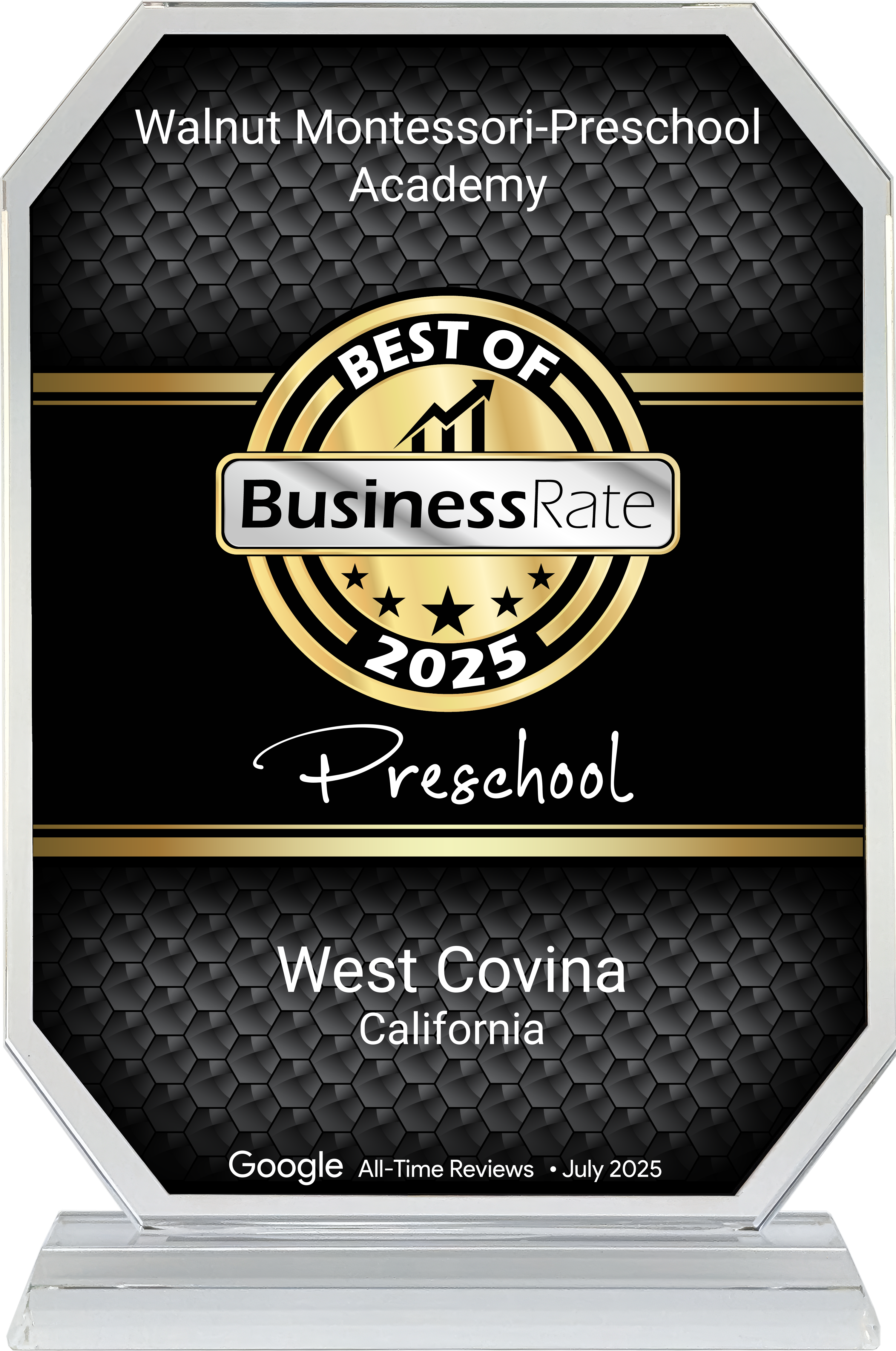 Best of 2025 Preschool West Covina award